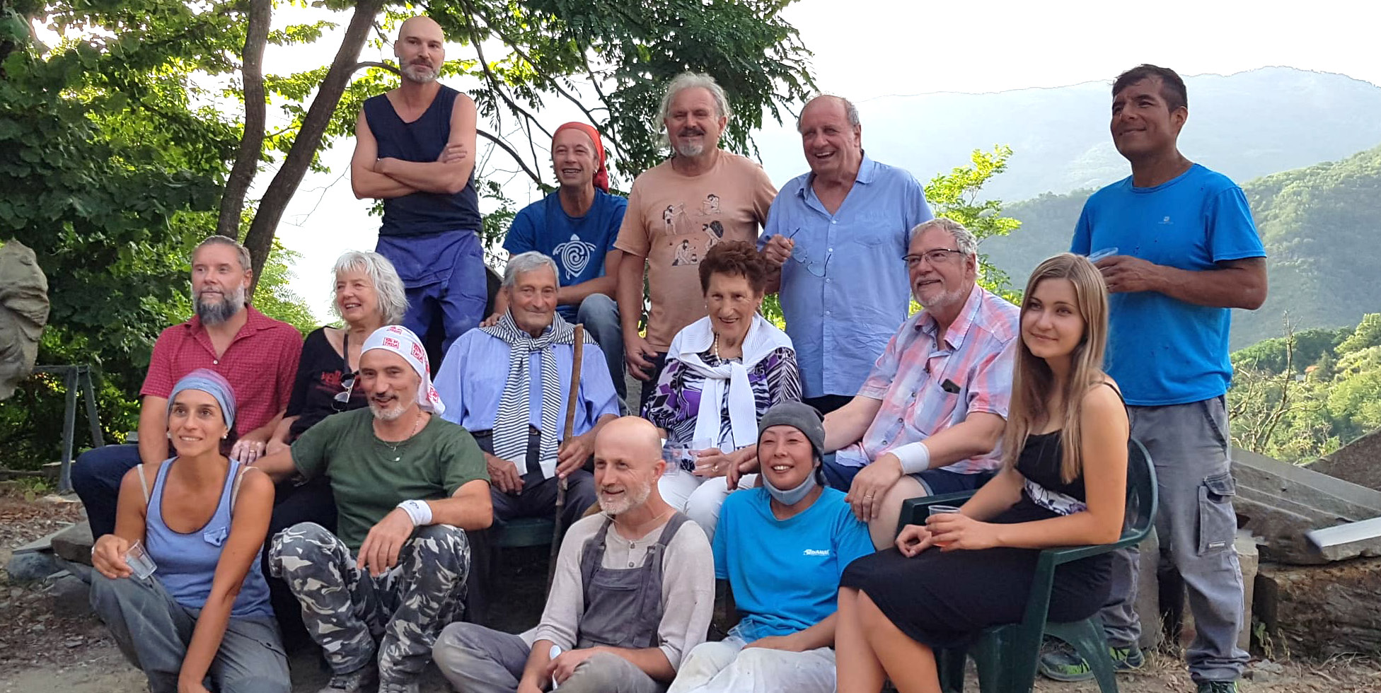 Uczesnicy sympozium w Vellano