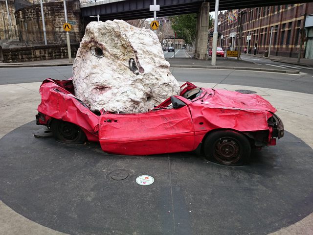 Still_Life_with_Stone_and_Car_by_Jimmie_Durham_on_Hickson_Road_at_The_Rocks.jpg