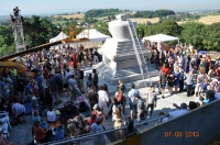 Stupa z granitu strzegomskiego